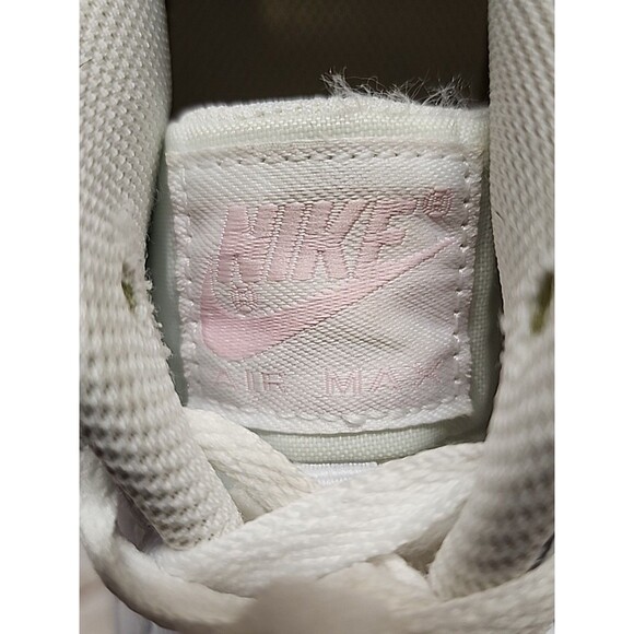 NIKE Air Max Girl's Sz 5Y White Pink Walking Activewear School Travel CD6864-121 - Picture 6 of 11
